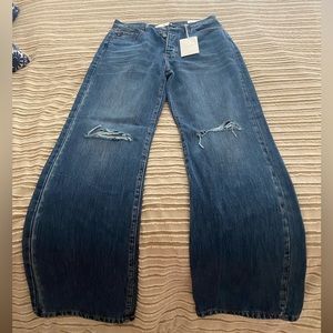 Kancan wide leg high rise jeans